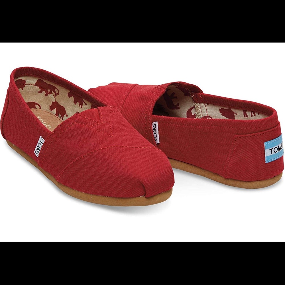 RED TOMS SIZE 7
